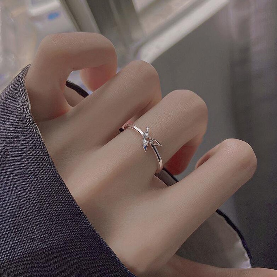 Nhẫn Bạc S925 Đính Đá Zircon Thời Trang Cho Nữ