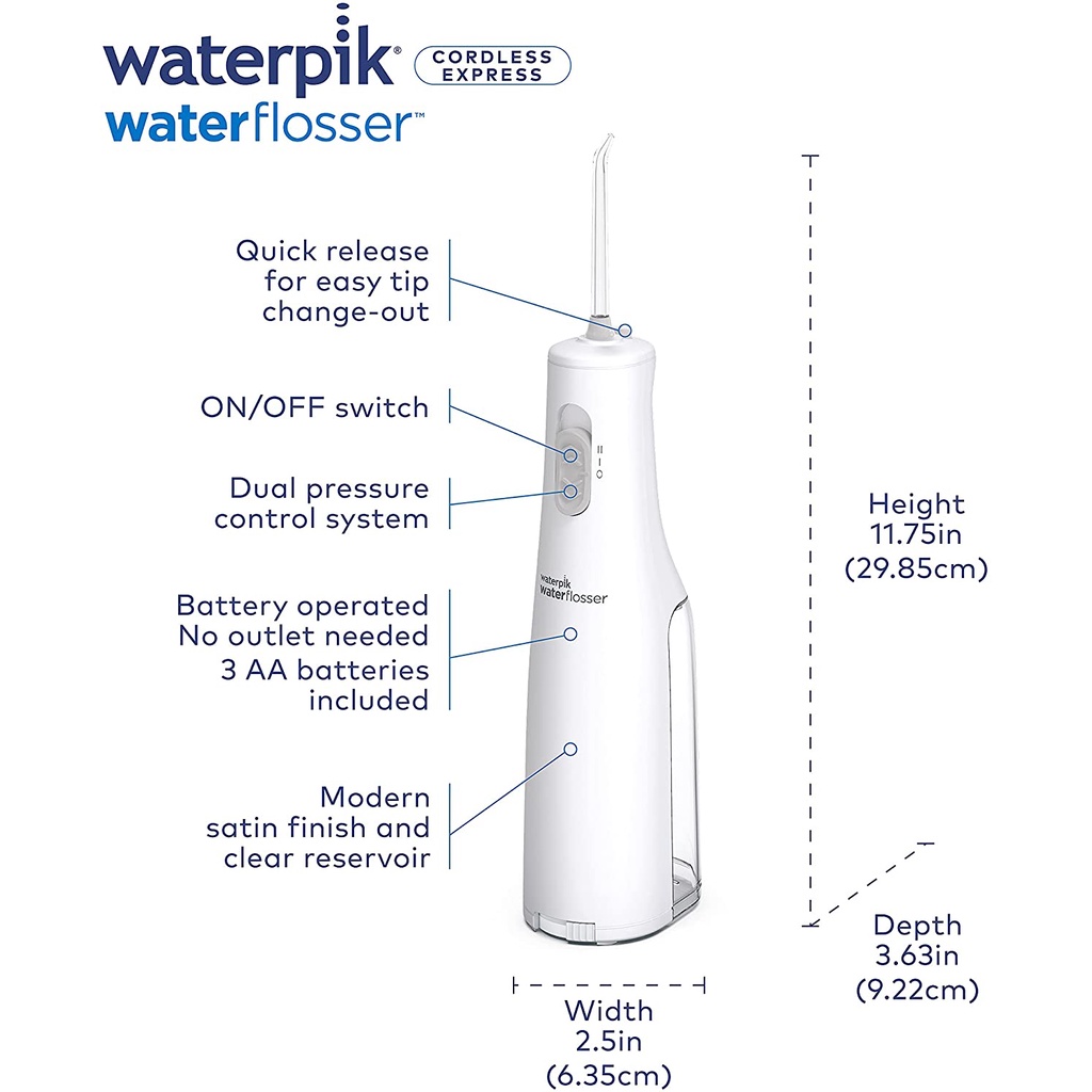 Máy Tăm Nước Waterpik cầm tay không dây WF - 02