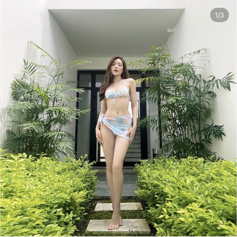 (M13 Lily.Shop) SET BIKINI ÁO TẮM 3 MẢNH OMBRE SEXY ĐI BIỂN | BigBuy360 - bigbuy360.vn