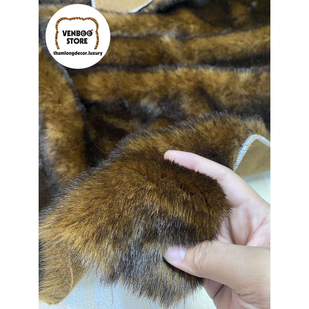 [FREESHIP] Thảm Lót Sàn Thảm Lông Chụp Ảnh sản phẩm nail box | Thảm trải bàn trang điểm | Bạc Dê Luxury K