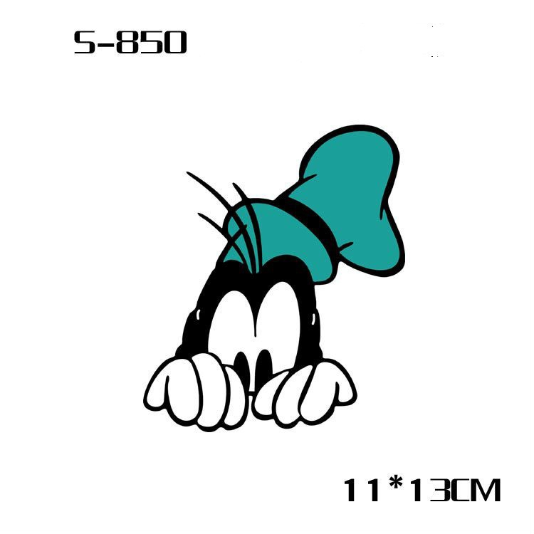 Sticker Dán Trang Trí Xe Hơi Hình Mickey Minnie