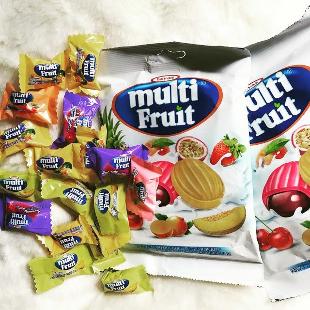 Kẹo trái cây Multi Fruit Tayas 300gr nhập khẩu Thổ Nhĩ Kỳ