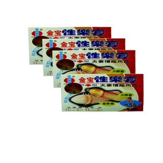 Combo 4 hộp bao cao su gold gai lớn