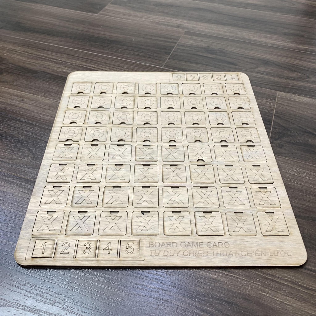 Cờ Caro Gỗ, Board Game Chiến Thuật Cho Mọi Lứa Tuổi