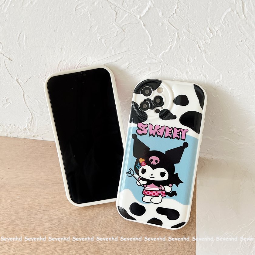 Ốp Điện Thoại Mềm Hình Kuromi Và Hello Kitty Cho iPhone 14 13 12 11 Pro Max X XR Xs Max 8 7 6 6s Plus SE 2020