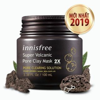 MẶT NẠ ĐẤT SÉT INNISFREE SUPER VOLCANIC PORE CLAY MASK 2X