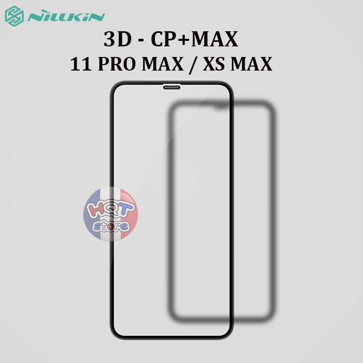 Miếng dán cường lực full màn hình Nillkin 3D CP+ Max cho IP 11 Pro Max / XS Max 6.5 Inch