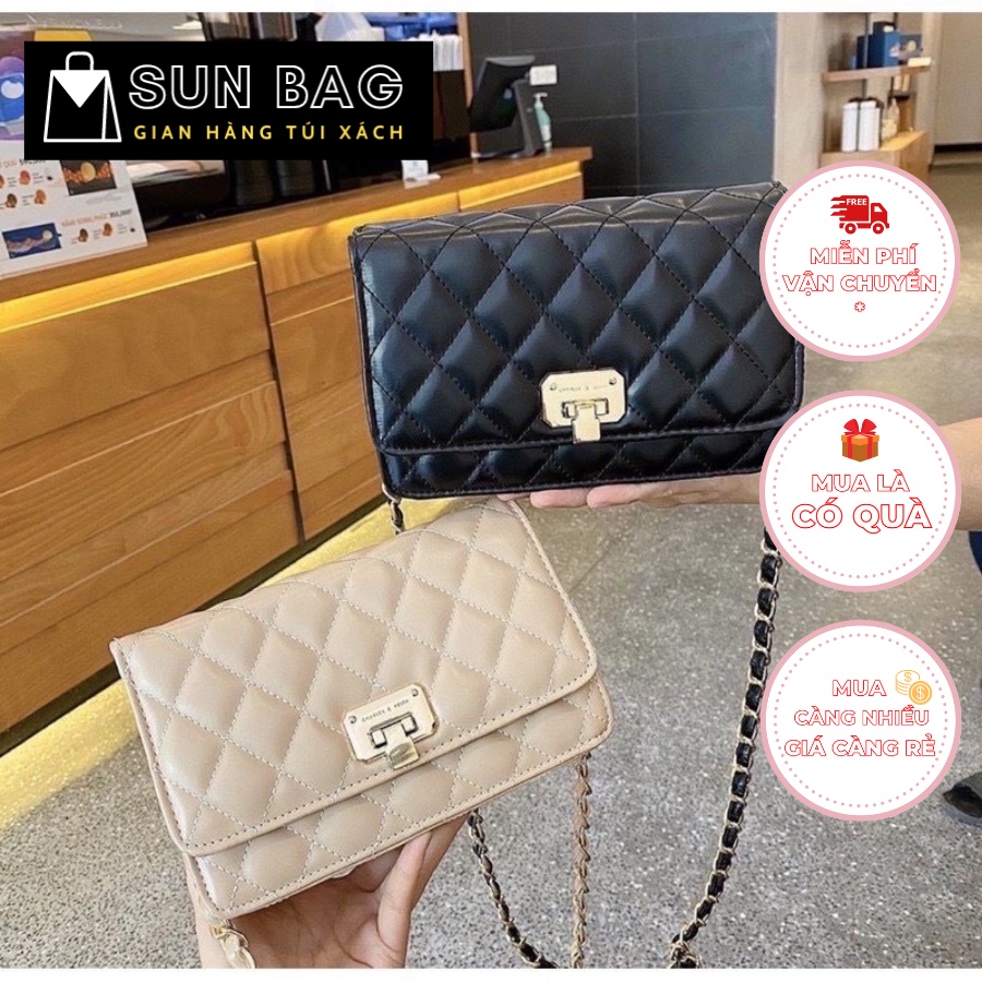 Túi xách nữ đeo chéo, đeo vai, túi cnk đi chơi, đi học, da cao cấp size 20cm SB171