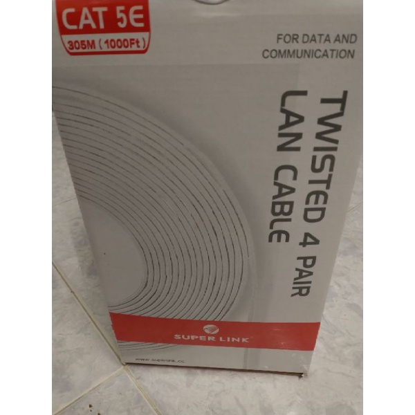 Dây cáp mạng Lan Super Link bấm sẵn 2 đầu RJ45, cáp Internet