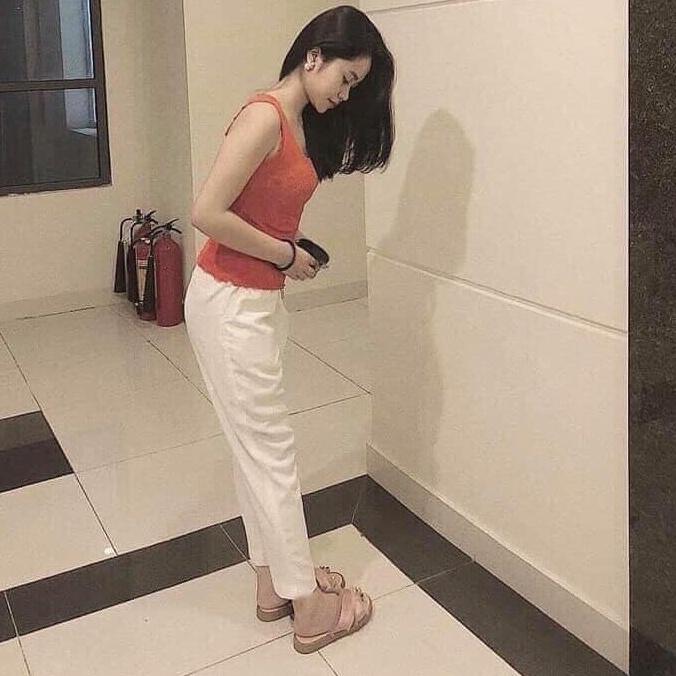 Quần baggy nữ dáng dài chất vải đũi xước cạp thun chun dây rút co giãn Quần đũi nữ dài mặc ở nhà đi chơi biển đi học đẹp