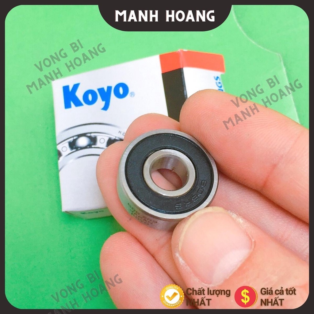 Vòng bi, bạc đạn 608 2RSCM KOYO, tiêu chuẩn quốc tế, chất lượng cao, bền bỉ - Vòng bi Mạnh Hoàng