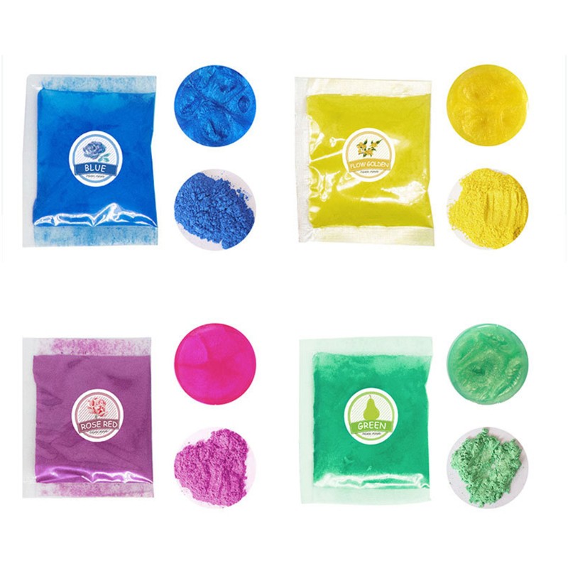 Bột Khoáng Mica 24 Màu Ngọc Trai Làm Đồ Trang Sức