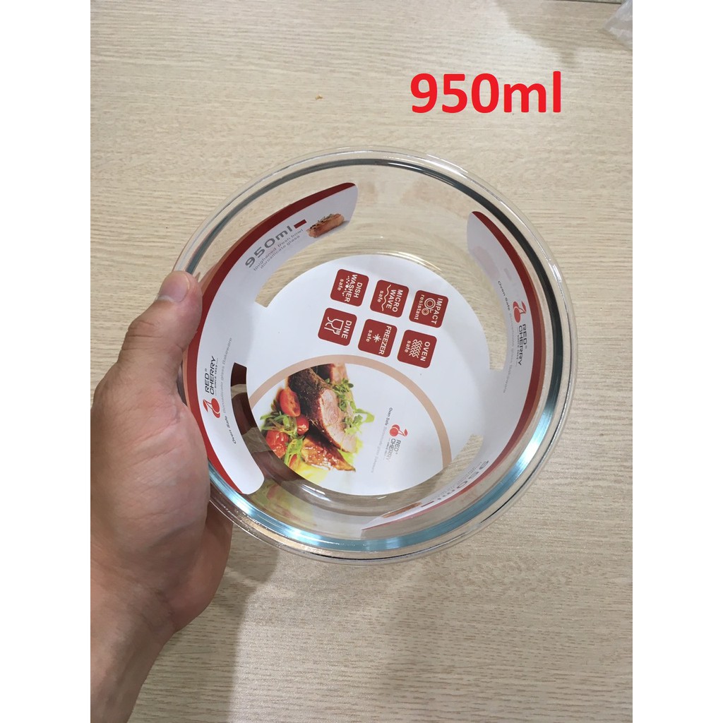 Hộp đựng thực phẩm-hộp đựng thức ăn thủy tinh để lò vi sóng 400ml-620ml-950ml | BigBuy360 - bigbuy360.vn