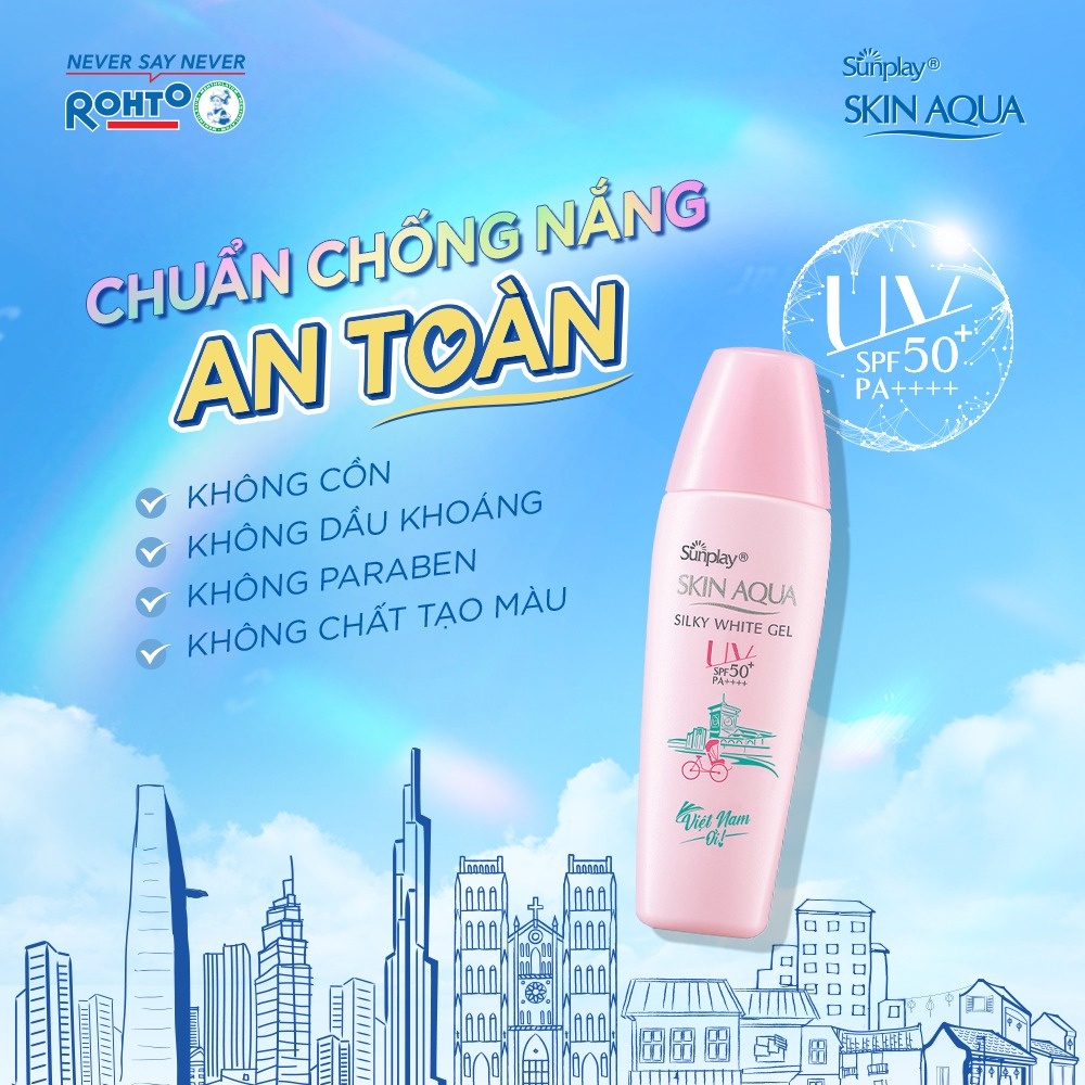 [DEAL HOT HSK - MUA 2 TẶNG 1 - SL QUÀ GIỚI HẠN] Gel Chống Nắng Sunplay Dưỡng Trắng Da SPF50 PA++++