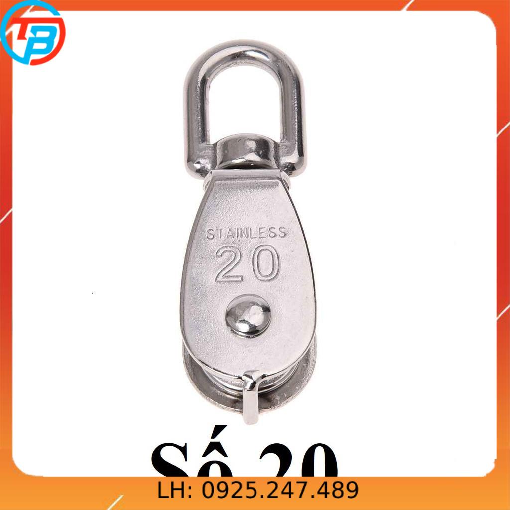 Ròng rọc INOX 304 số 20 CÁP THÉP Thái Bình VinàN