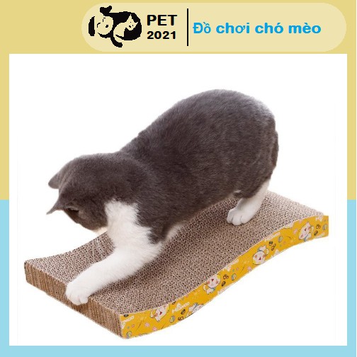 Bàn Cào Móng Lượn Sóng Cho Mèo ( Tặng kèm catnip )