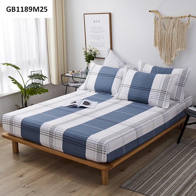 GB1189- sale 30% Ga trải giường ga bọc chun cotton 120 x 200cm hàng nhập