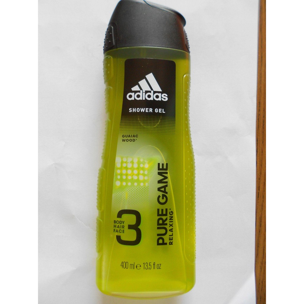 Sữa tắm gội rửa mặt 3in1 ADIDAS PURE GAME 400ml