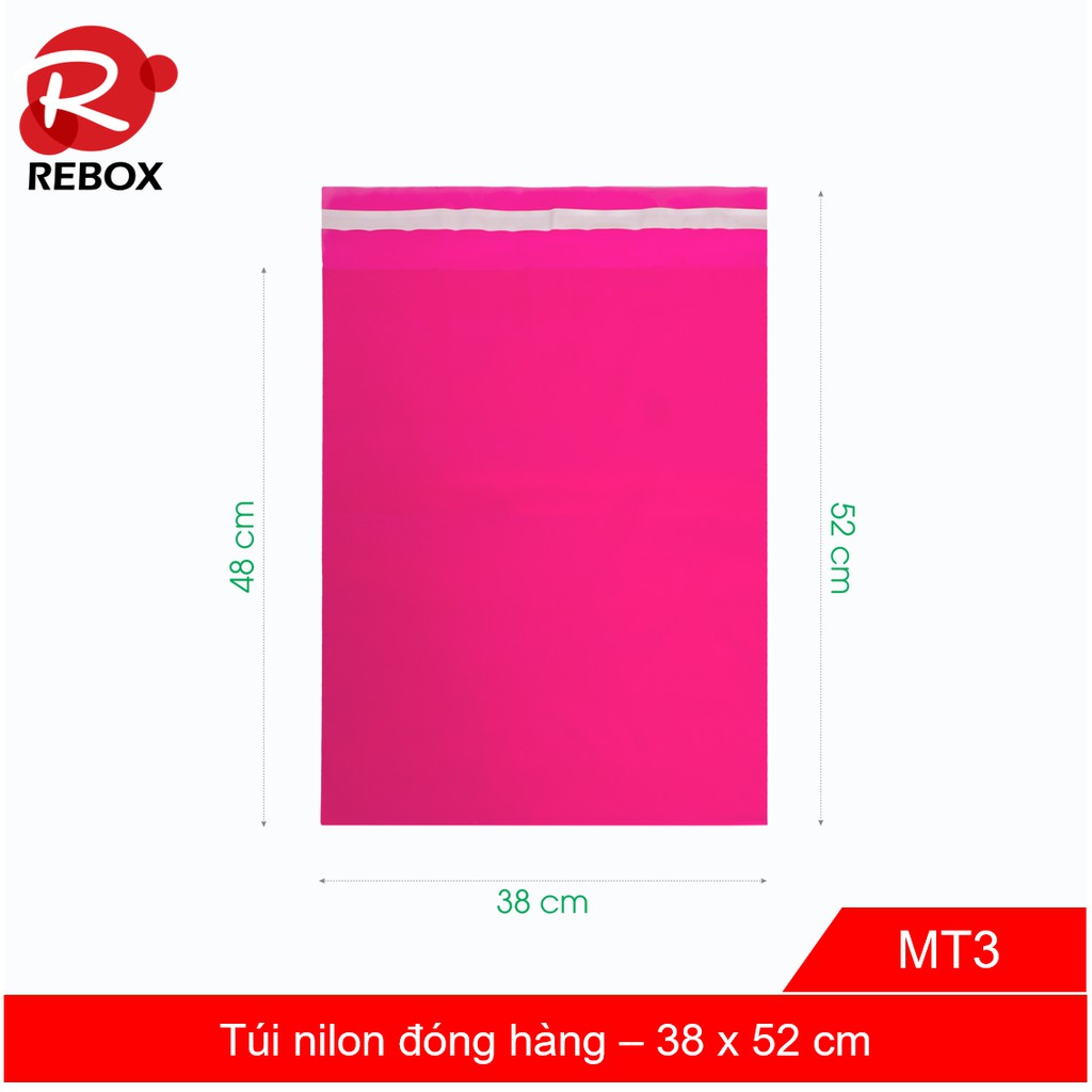 Túi chống bóc 52x38 cm - 100 túi niêm phong 8 màu - Túi thay hộp carton