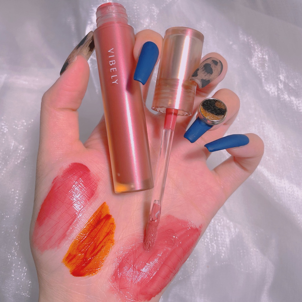 Son Bóng VIBELY Hiệu Ứng Gương Lâu Trôi Chống Thấm Nước