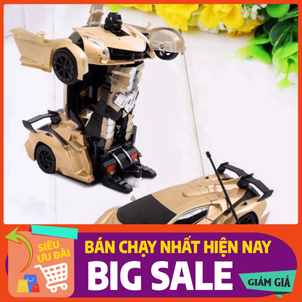 [FREE SHIP] 💥[FREESHIP+ CÓ VIDEO]💥Ô tô biến hình thành Robot Transformers - Xe điều khiển từ xa loại to Siêu Hiện Đại 