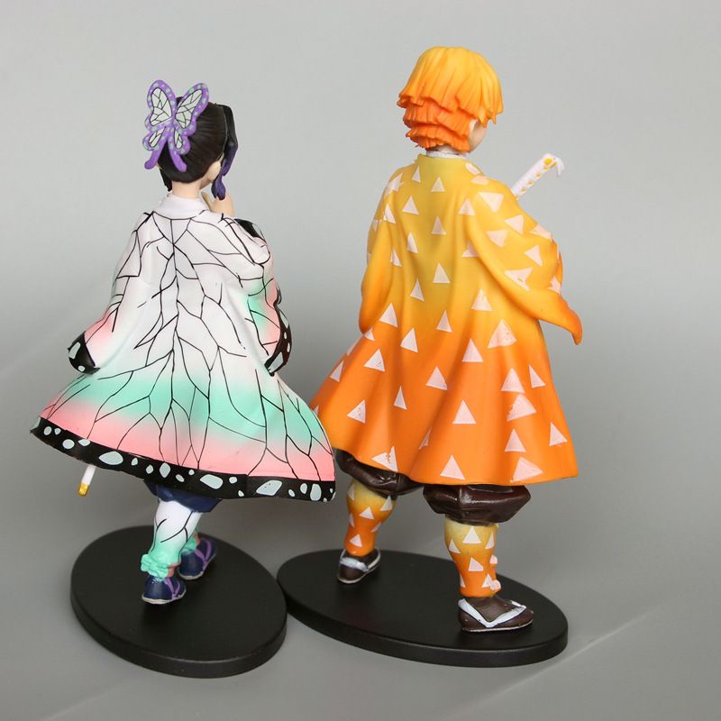 Anime 16CM Demon Slayer Kimetsu no Yaiba figure Kamado Tanjirou Action Figure Agatsuma Zenitsu Nezuko Warrior PVC Model Toys
