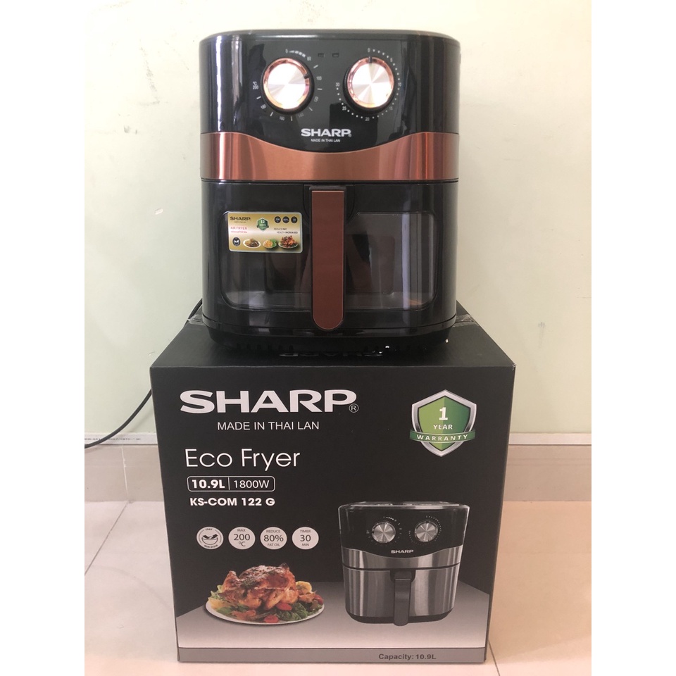 Nồi chiên không dầu Sharp KS-COM 122G 10.9L (bảo hành 12 tháng)