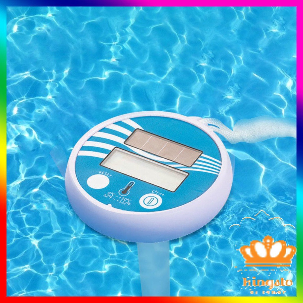 [Mới] 1 Piece Digital display floating thermometer Plastic Swimming pool equipment Solar Thermometer with Fahrenheit & Celsius
