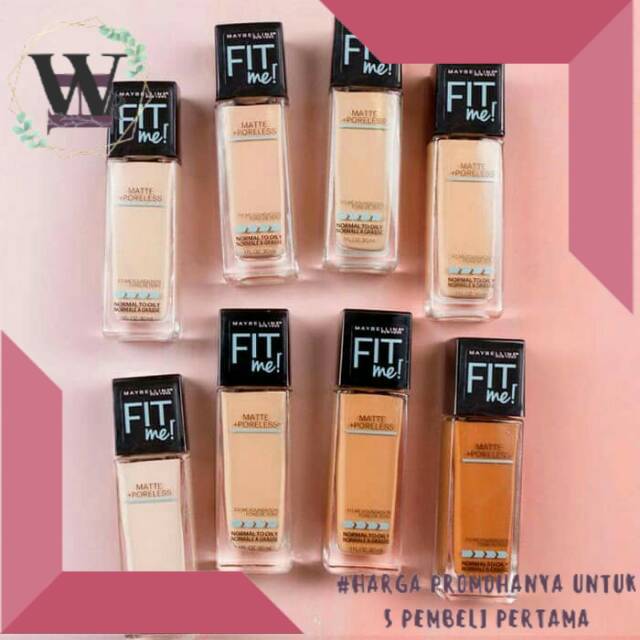 (hàng Mới Về) Kem Nền Maybelline Fit Me Chất Lì Không Làm Mờ Lỗ Chân Lông