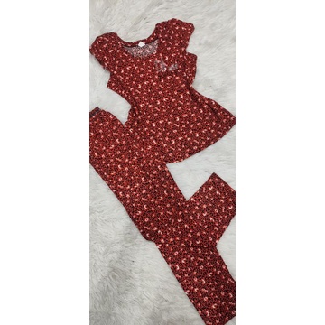 Bộ tay ngắn quần dài thun aty loại 1