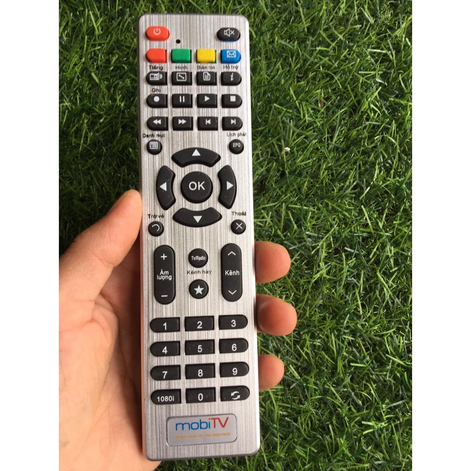 [CHÍNH HÃNG]  Điều khiển đầu mobiTV ,Remote đầu thu truyền hình kỹ thuật số mobiTV