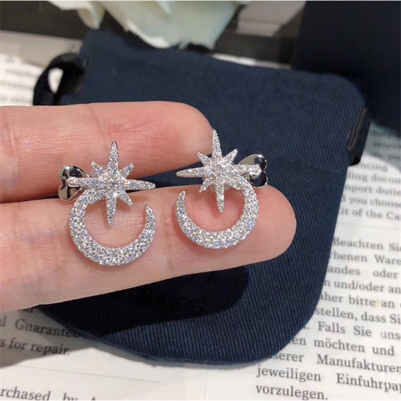 Bông Tai Nữ hoa tai bạc 925 Hàn Quốc  trang sức cao cấp No.93 Jewelry