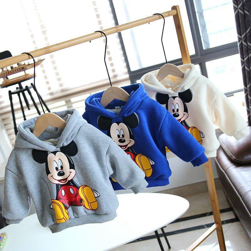 áo nỉ Mickey mũ bé yêu