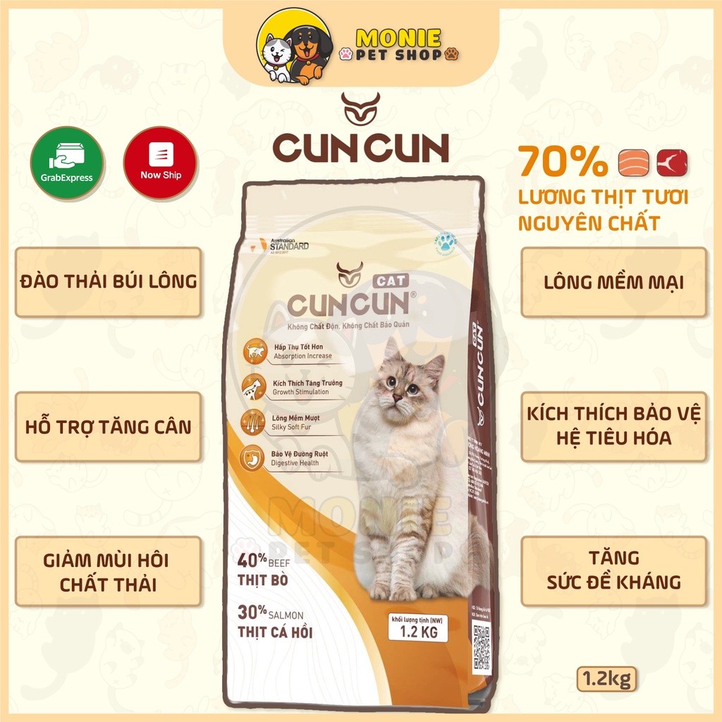 [Hoả tốc] Hạt mèo CUNCUN 1.2kg