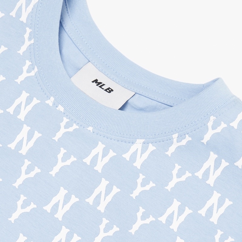 Áo Thun MLB Monogram Xanh Baby Siêu Dễ thương