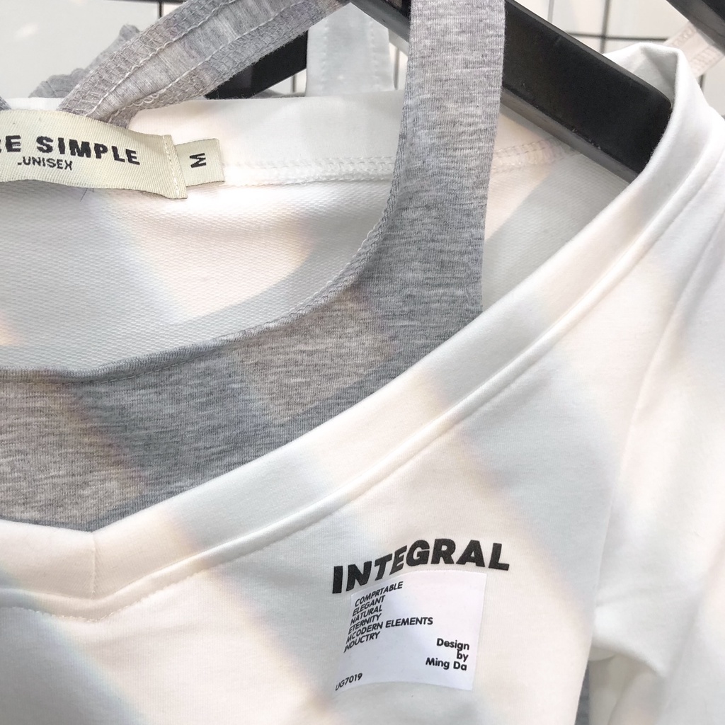 Áo Croptop Nữ Dài Tay Shi Vải Thun Da Cá Tici Phong Cách Ulzzang - Tuni Store