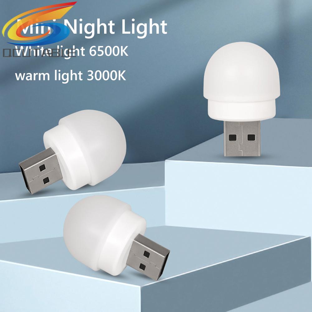 Set 1/2/4 Đèn Ngủ Mini Có Cổng Sạc USB Gắn Điện Thoại