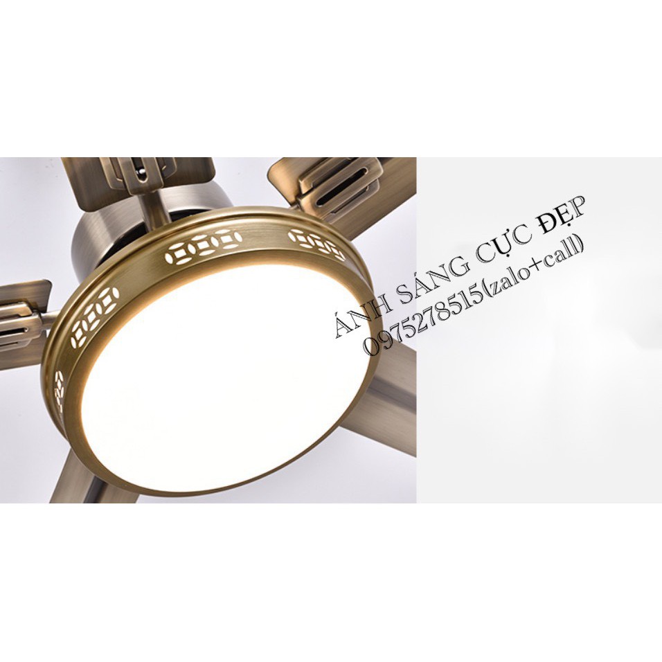 Quạt Trần BK5 Promax Lõi Đồng Full Gió, 3 Chế Độ Đèn LED,  Có Điều Từ Xa, Động Cơ DC 2 Chiều Gió  [Bảo Hành 5 Năm] | BigBuy360 - bigbuy360.vn