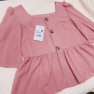 Áo voan peplum