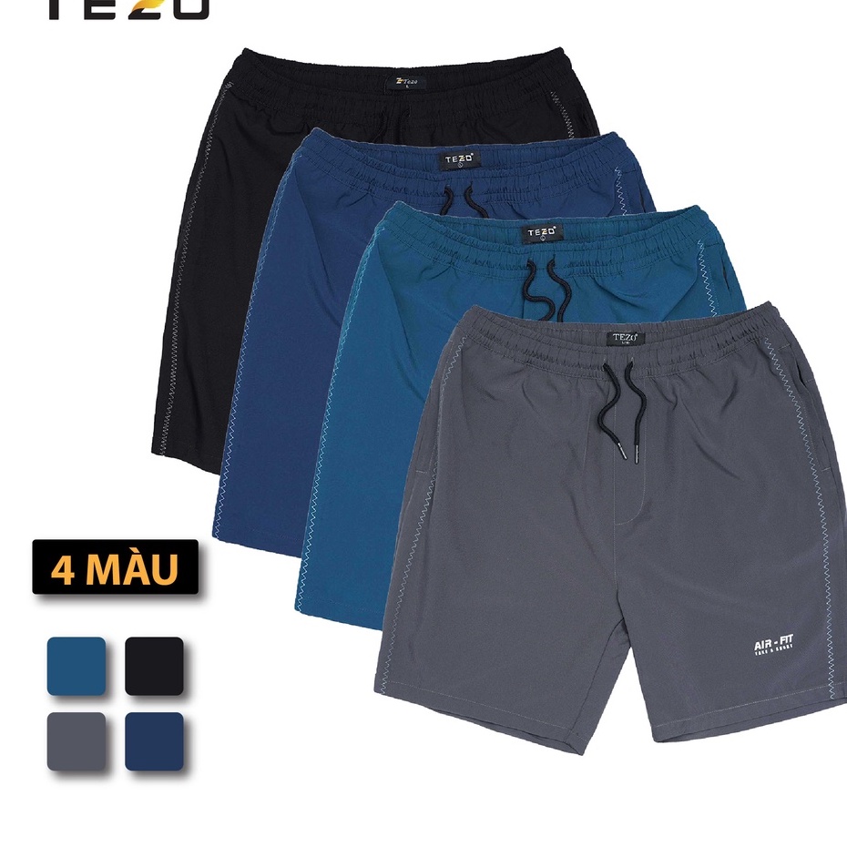 Quần short gió nam Tezo dáng thể thao 2202QNGT09