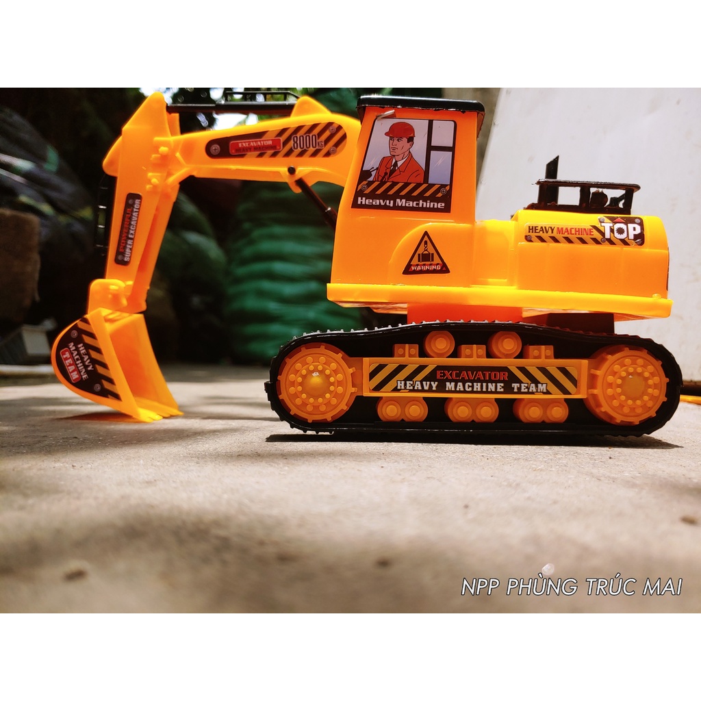 Đồ chơi xe máy xúc xoay 360 (308-13) cho bé