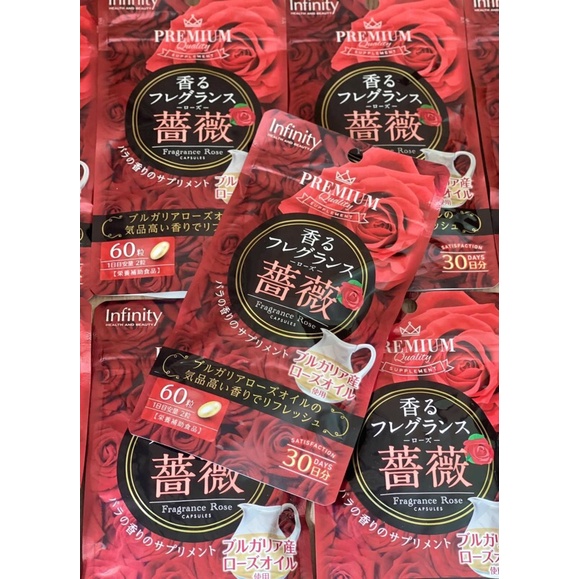 Viên Uống Thơm Body Hương Hoa Hồng