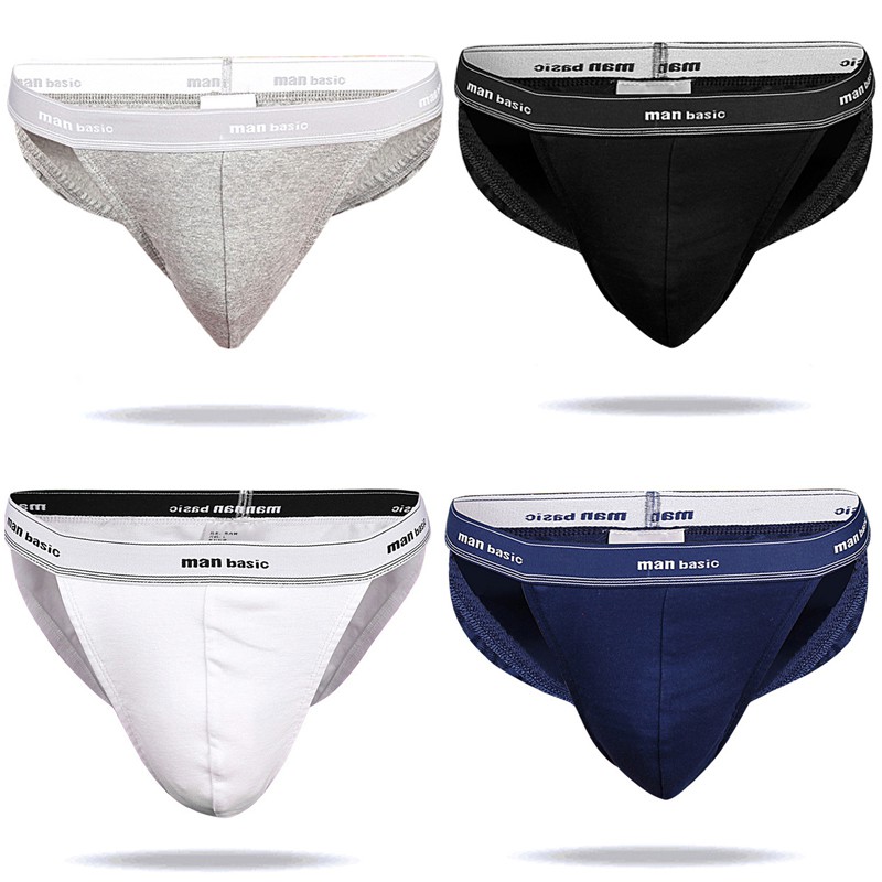 Quần Lót Cotton Phối Lông Quyến Rũ Cho Nam Size M-4XL