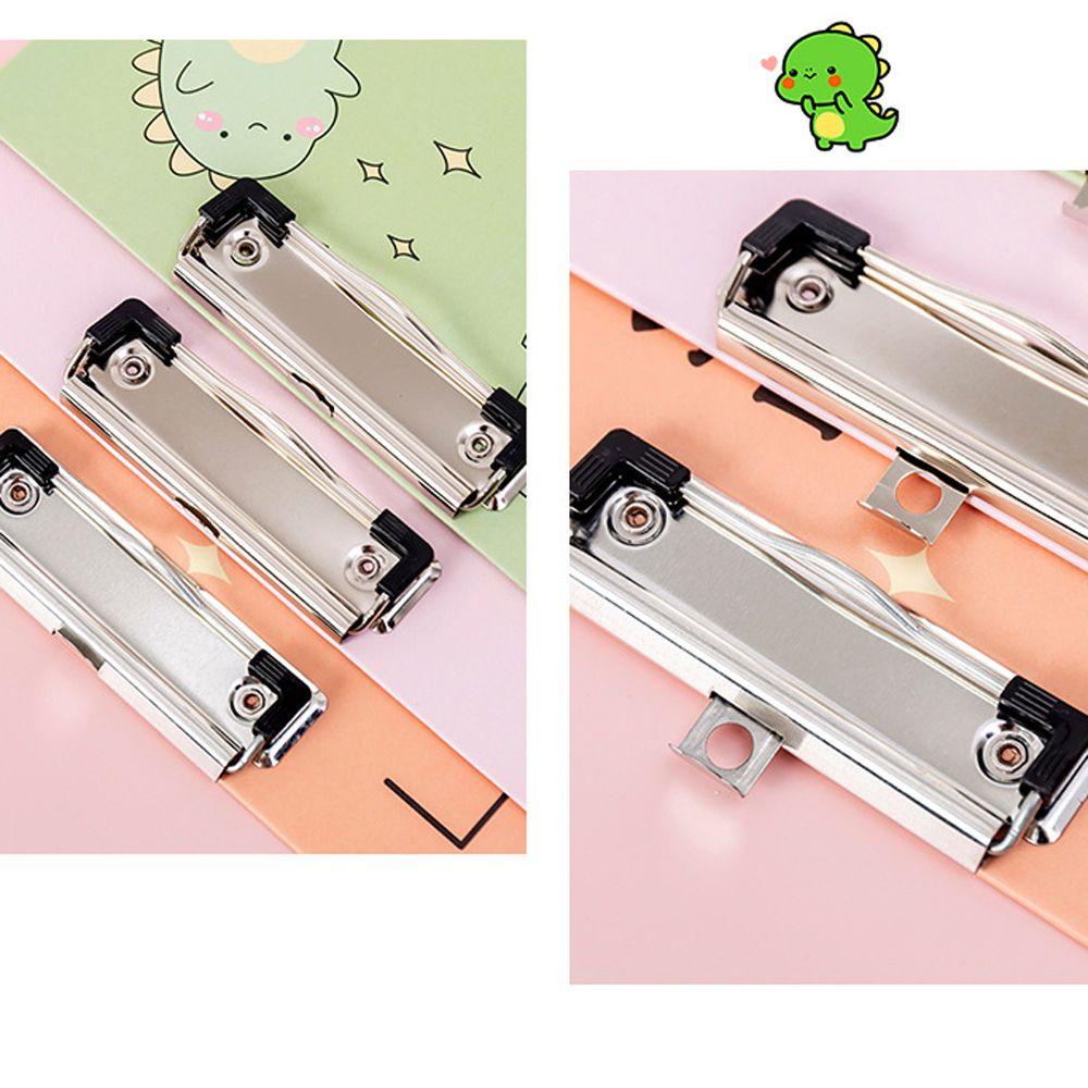 AUGUSTINE Bảng Kẹp Giấy A4 Họa Tiết Hoạt Hình Dành Cho Học Sinh