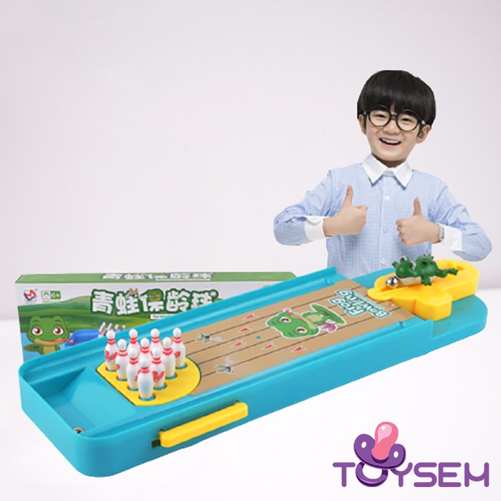 Bộ đồ chơi bowling Toysem vui nhộn giúp phản xạ tay và mắt nhanh nhẹn cho trẻ em từ 6 tuổi - Quà tặng sinh nhật cho bé