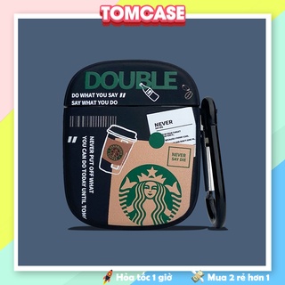 Ốp Airpod 2/pro, Case Airpods hình HỘP STARBUCKS, Vỏ đựng tai nghe airpod - TOM CASE