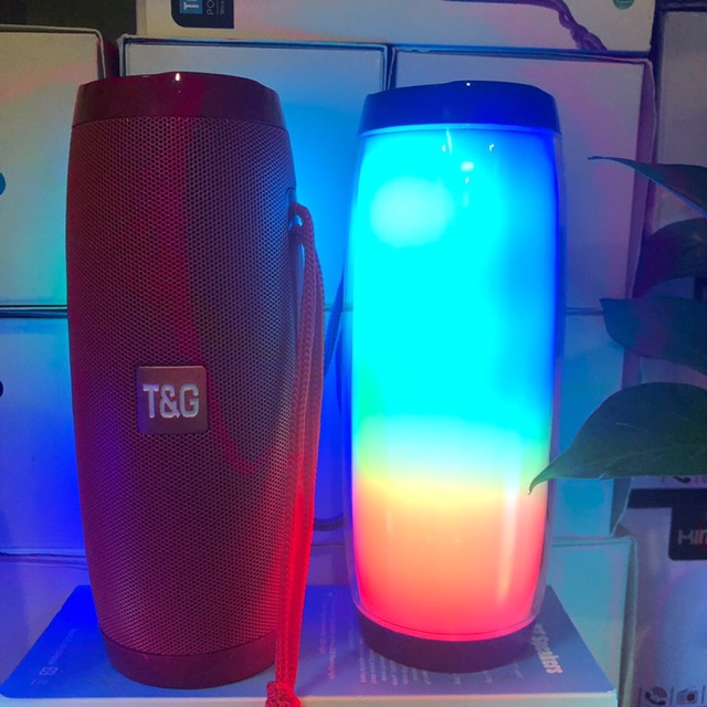 Loa bluetooth đèn led T&G - loa bluetooth nhạc nước( màu ngẫu nhiên)