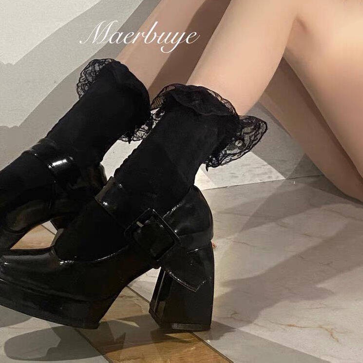 Giày Cao Gót Da Mũi Vuông 9cm FT2618