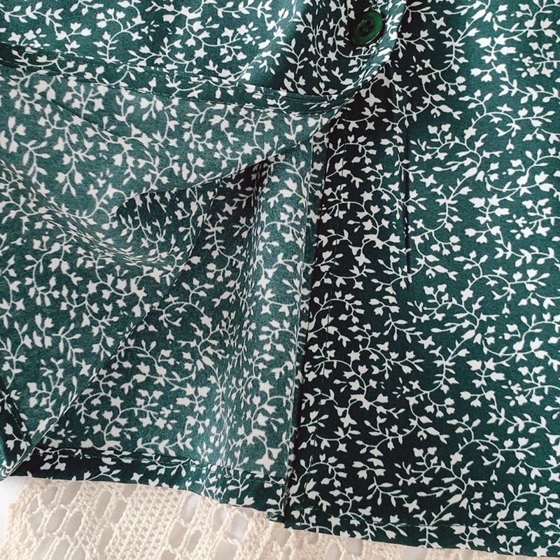 Đầm Công Chúa In Hoa Cho Bé Gái