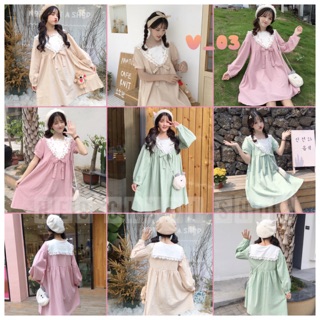 🍀❤️order váy babydoll nơ❤️🍀